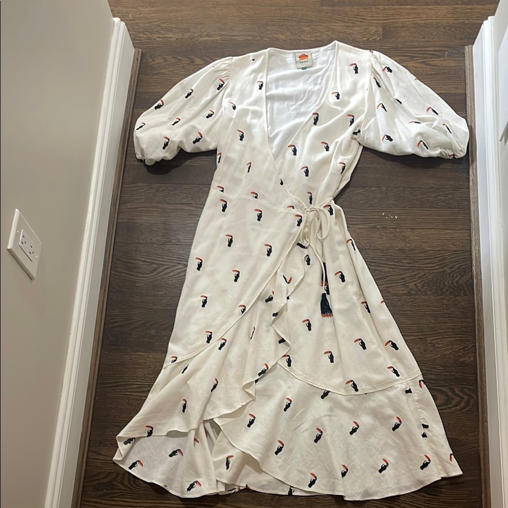 FARM Rio Wrap Dress Size L